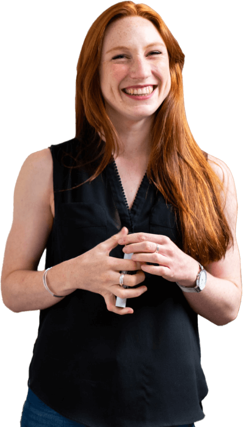 Consultancy Webinar Landing Template Hero Woman Img